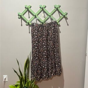 Able Multicolor Patterned Skirt 3X